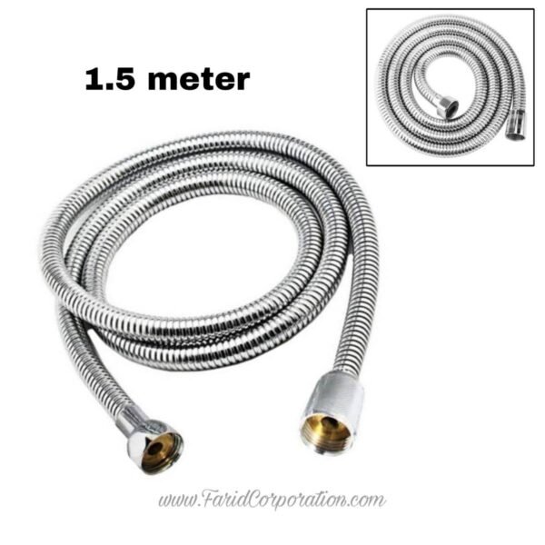 Stainless Steel Flexible 1-1/2 meter Hose Pipe for Toilet