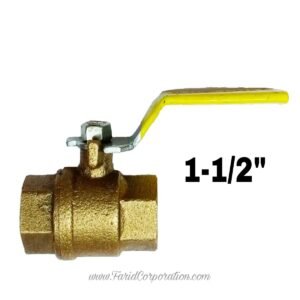 Brass Hero Ball valve 1-1/2" | Brass 1-1/2" IA hero handle valve