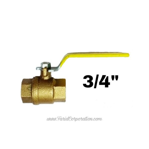 Brass Hero Ball valve 3/4" | Brass 3/4" IA hero handle valve