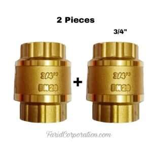 Non Return Spring Check Valve 3/4" Female Thread