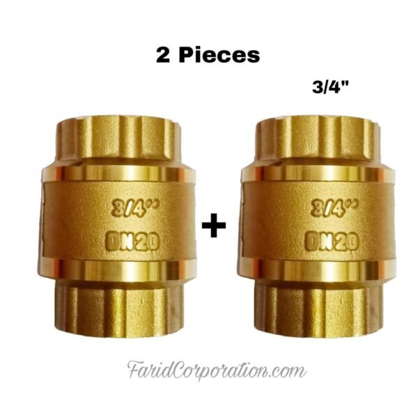 Non Return Spring Check Valve 3/4" Female Thread
