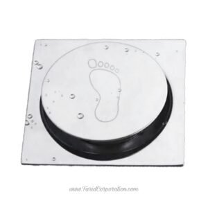 Floor grating drain waste