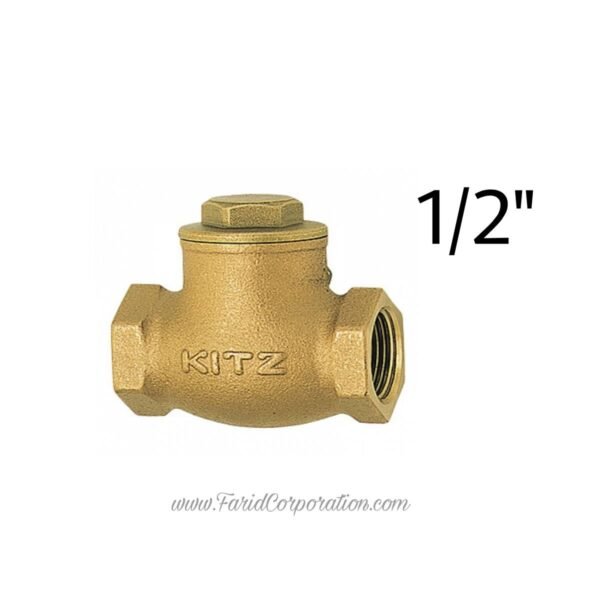 Female thread Non-Return swing valve kitz China 1/2" Brass | Pack of 2