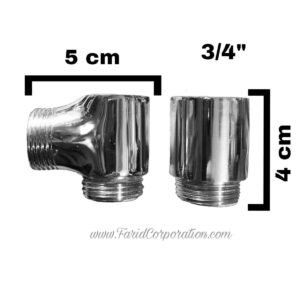 Extension Extra Point Brass Angle Valve Filter Tee 3/4
