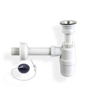 PVC ABS Plastic Bottle Trap Kit For Sink Vanity Washbasin